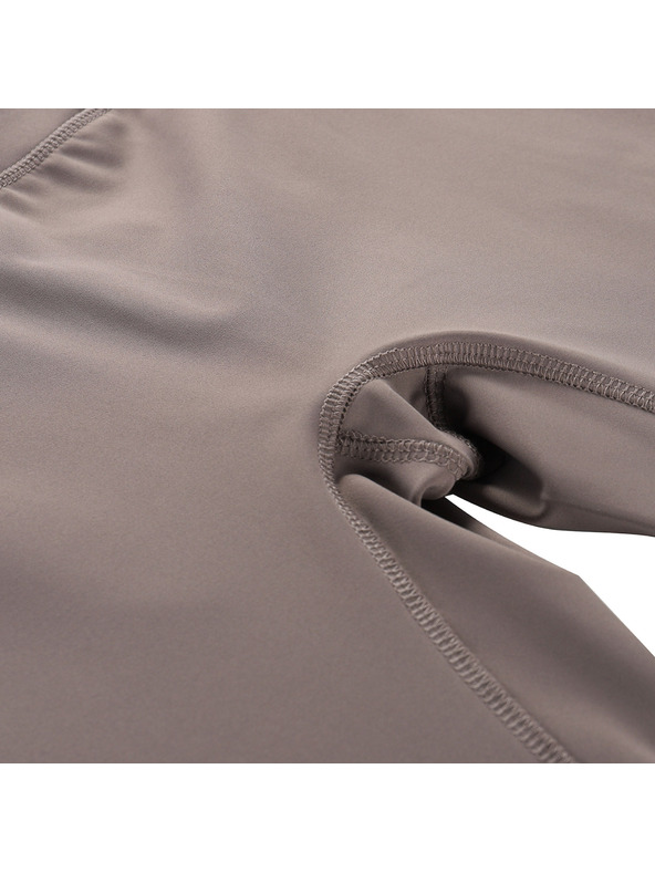 ALPINE PRO Dámske rýchlo schnúce legíny ALPINE PRO GARELA driftwood