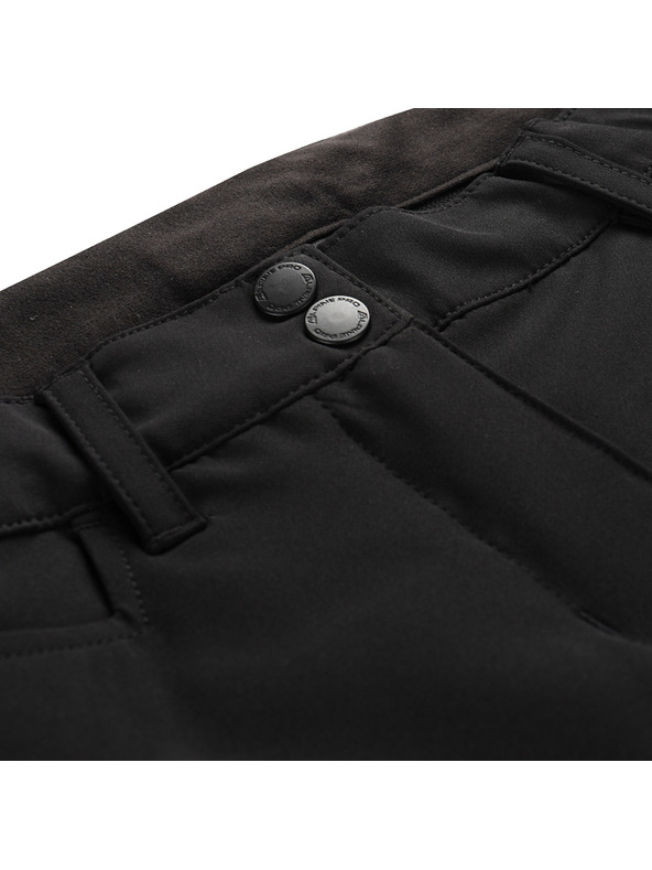 ALPINE PRO Dámske softshellové kraťasy ALPINE PRO BAKA 2 black