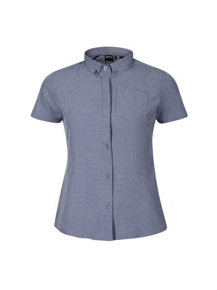 ALPINE PRO Dámska rýchlosúšiaca košeľa ALPINE PRO WERANA dk.metal blue