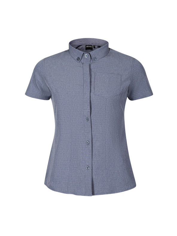 ALPINE PRO Dámska rýchlosúšiaca košeľa ALPINE PRO WERANA dk.metal blue