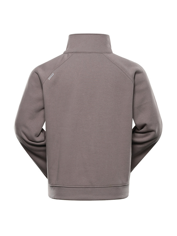 ALPINE PRO Dámska bavlnená mikina ALPINE PRO NEGGA driftwood