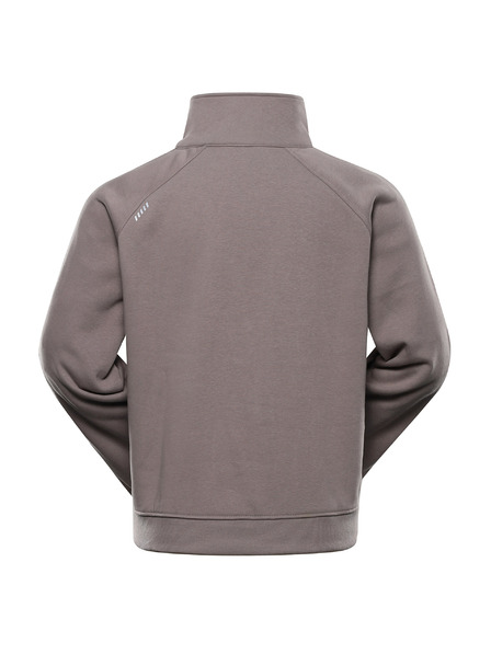 ALPINE PRO Dámska bavlnená mikina ALPINE PRO NEGGA driftwood