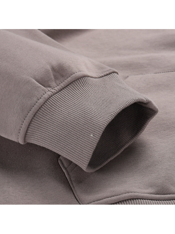 ALPINE PRO Dámska bavlnená mikina ALPINE PRO NEGGA driftwood