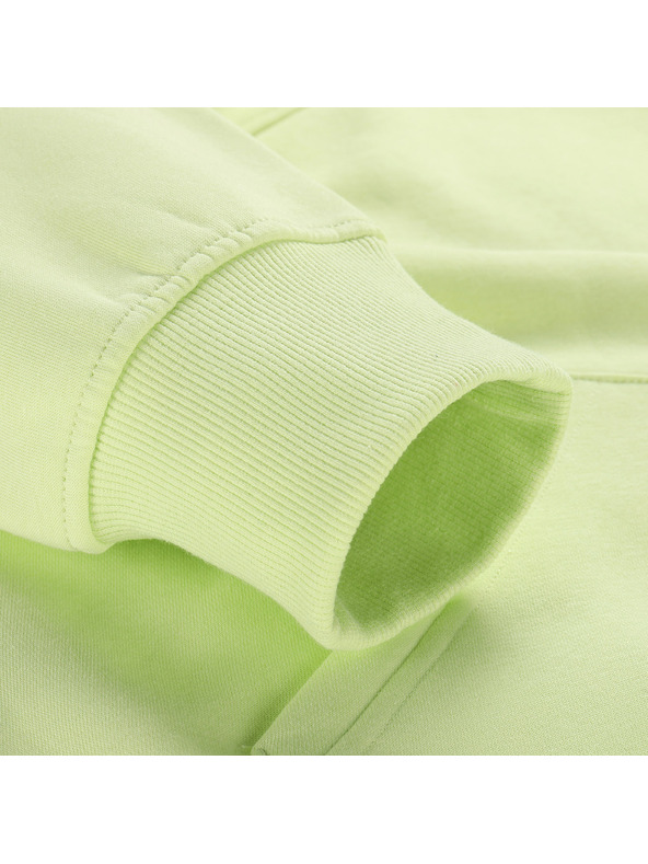 ALPINE PRO Dámska bavlnená mikina ALPINE PRO NEGGA luminary green