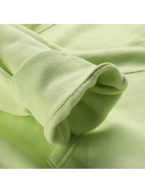 ALPINE PRO Dámska bavlnená mikina ALPINE PRO NEGGA luminary green