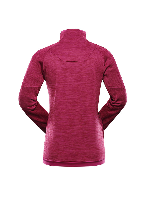 ALPINE PRO Dámska rýchloschnúca mikina ALPINE PRO ONNECA 3 fuchsia red