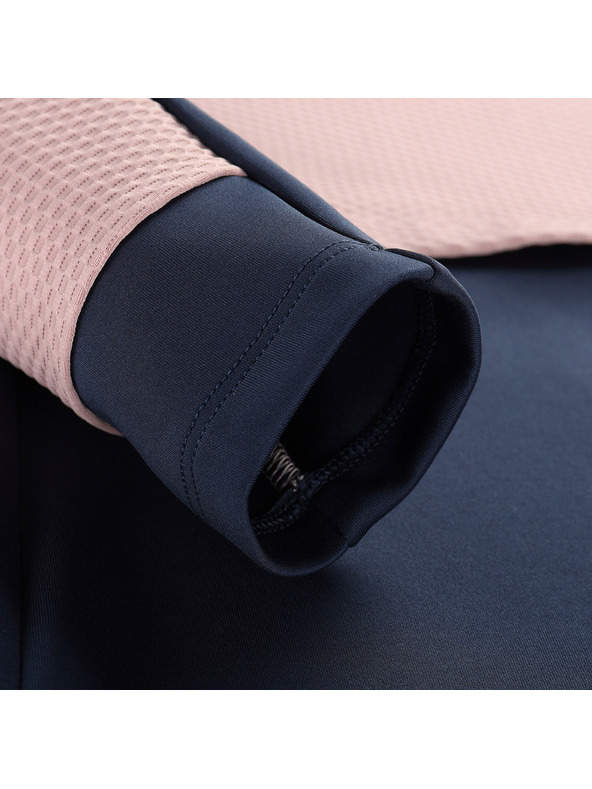 ALPINE PRO Dámska rýchlo schnutúca mikina ALPINE PRO FEZA 2 pale mauve