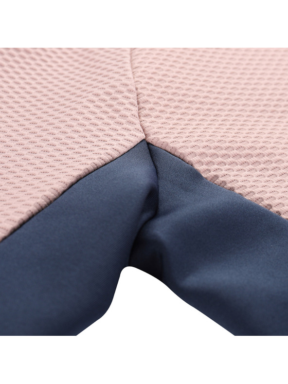 ALPINE PRO Dámska rýchlo schnutúca mikina ALPINE PRO FEZA 2 pale mauve