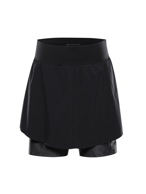 ALPINE PRO Dámska športová sukňa s cool dry ALPINE PRO SQUERA 2 black