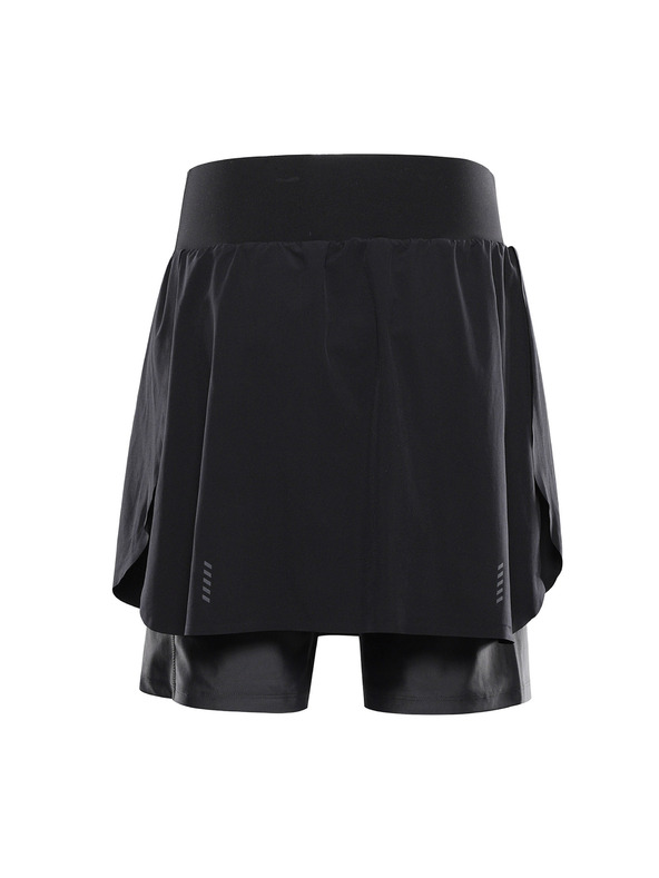 ALPINE PRO Dámska športová sukňa s cool dry ALPINE PRO SQUERA 2 black