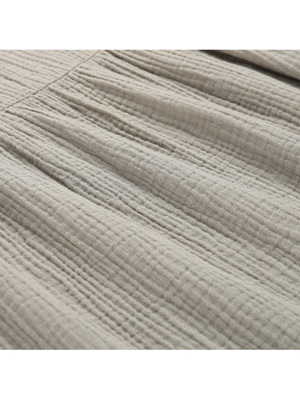 ALPINE PRO Dámske bavlnené šaty ALPINE PRO AKESA abbey stone