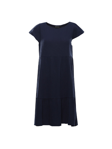 ALPINE PRO Dámske bavlnené šaty ALPINE PRO AKESA moonlit ocean