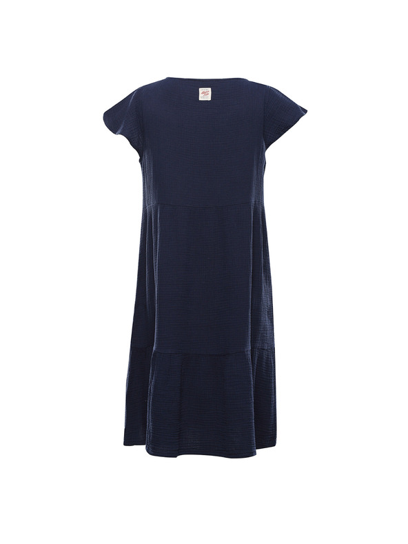 ALPINE PRO Dámske bavlnené šaty ALPINE PRO AKESA moonlit ocean