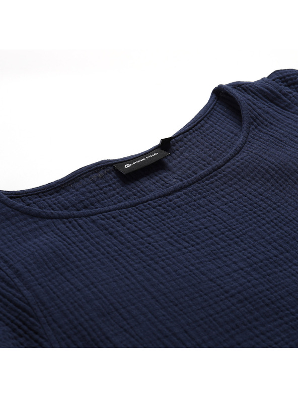 ALPINE PRO Dámske bavlnené šaty ALPINE PRO AKESA moonlit ocean