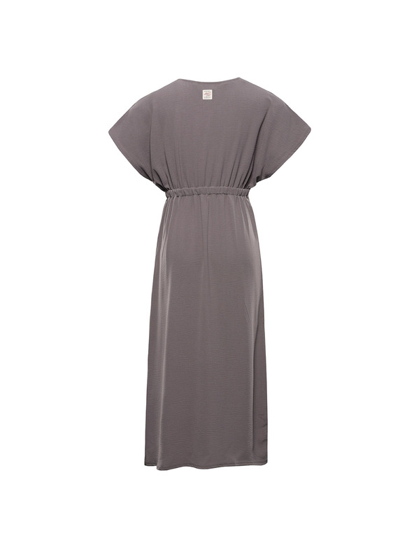 ALPINE PRO Dámske letné šaty ALPINE PRO URAMA driftwood