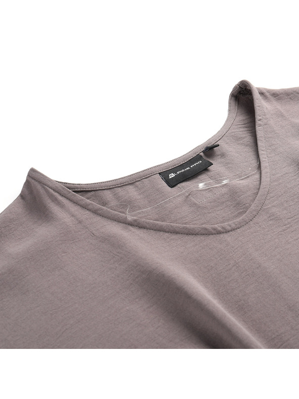 ALPINE PRO Dámske letné šaty ALPINE PRO URAMA driftwood