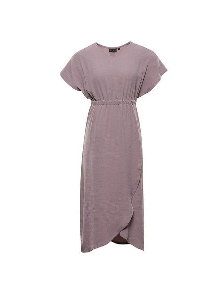 ALPINE PRO Dámske letné šaty ALPINE PRO URAMA quail