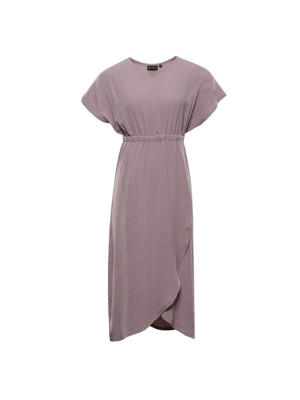 ALPINE PRO Dámske letné šaty ALPINE PRO URAMA quail