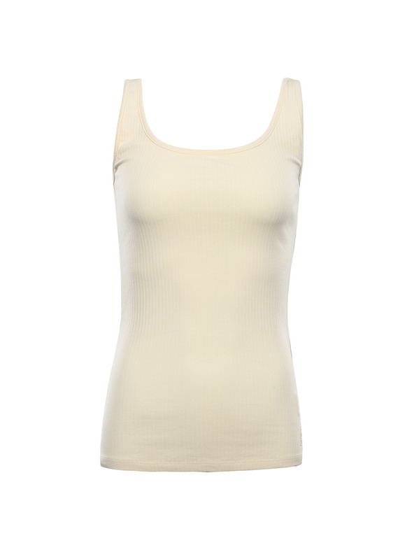 ALPINE PRO Dámske bavlnené tielko ALPINE PRO OMINA cream