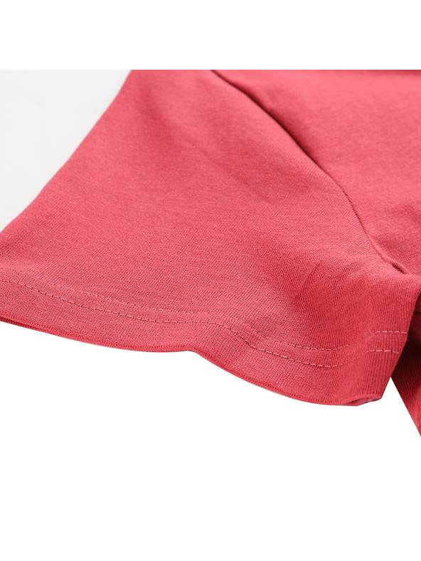 ALPINE PRO Dámske tričko z organickej bavlny ALPINE PRO TERMESA 3 cardinal varianta pb