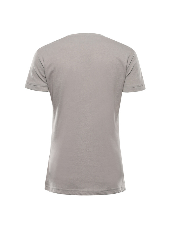 ALPINE PRO Dámske tričko z nemačkavého materiálu ALPINE PRO NOGERA dove varianta pa