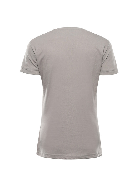 ALPINE PRO Dámske tričko z nemačkavého materiálu ALPINE PRO NOGERA dove varianta pa