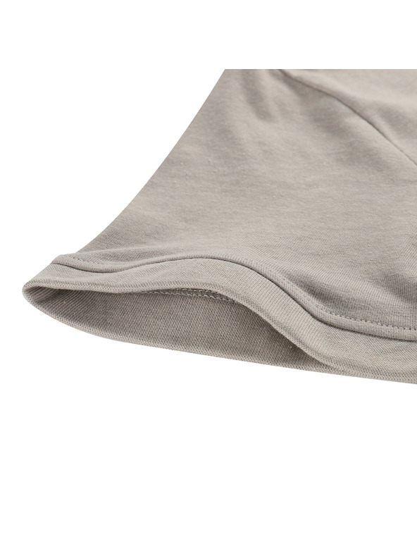 ALPINE PRO Dámske tričko z nemačkavého materiálu ALPINE PRO NOGERA dove varianta pa