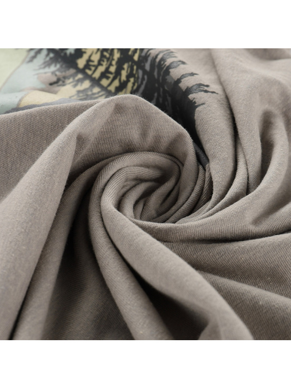 ALPINE PRO Dámske tričko z nemačkavého materiálu ALPINE PRO NOGERA dove varianta pa