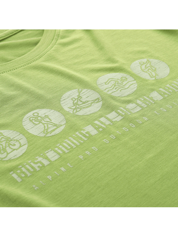 ALPINE PRO Dámske funkčné tričko s antibakteriálnou úpravou ALPINE PRO LYORA peridot varianta pa