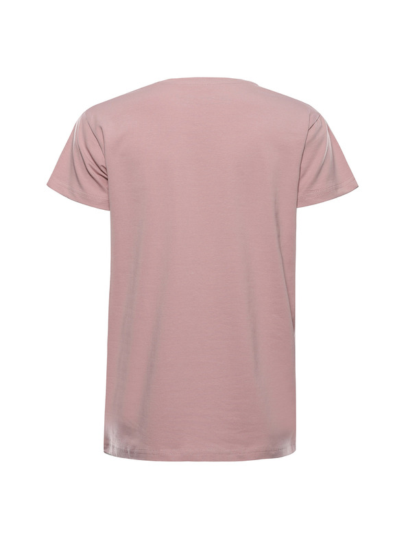 ALPINE PRO Dámske bavlnené tričko ALPINE PRO DORGA pale mauve variant pb