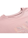 ALPINE PRO Dámske bavlnené tričko ALPINE PRO DORGA pale mauve variant pb