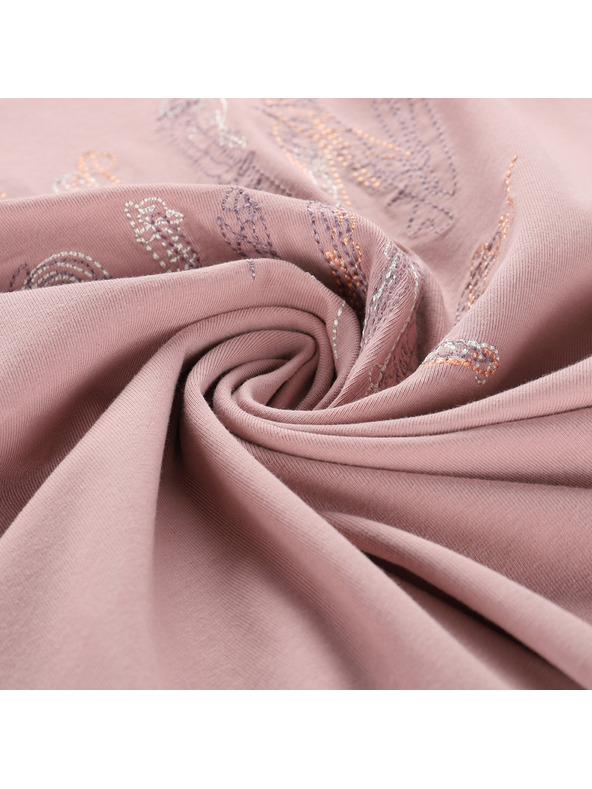 ALPINE PRO Dámske bavlnené tričko ALPINE PRO DORGA pale mauve variant pb