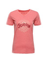 ALPINE PRO Dámske tričko z nemačkavého materiálu ALPINE PRO NOGERA apricot blush varianta pb