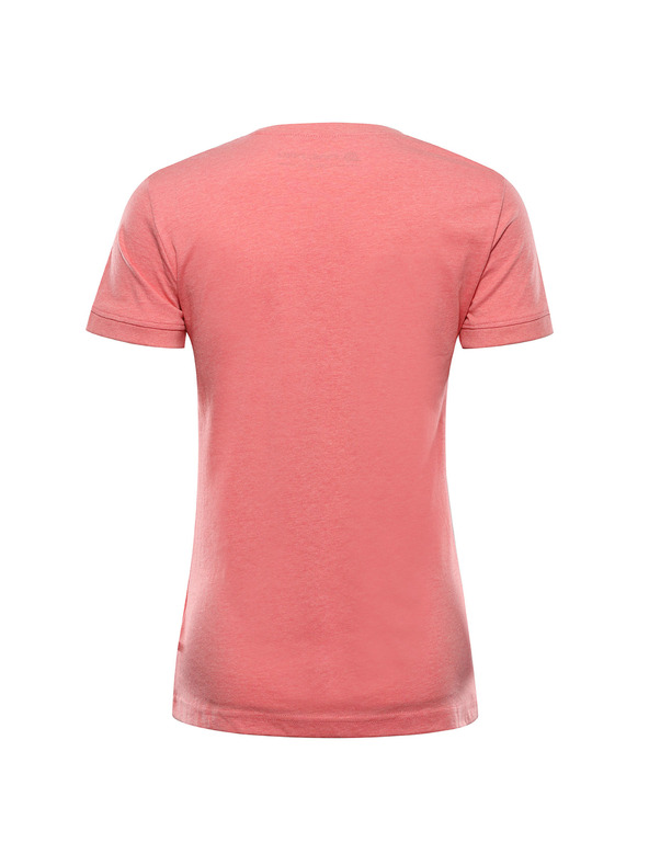 ALPINE PRO Dámske tričko z nemačkavého materiálu ALPINE PRO NOGERA apricot blush varianta pb