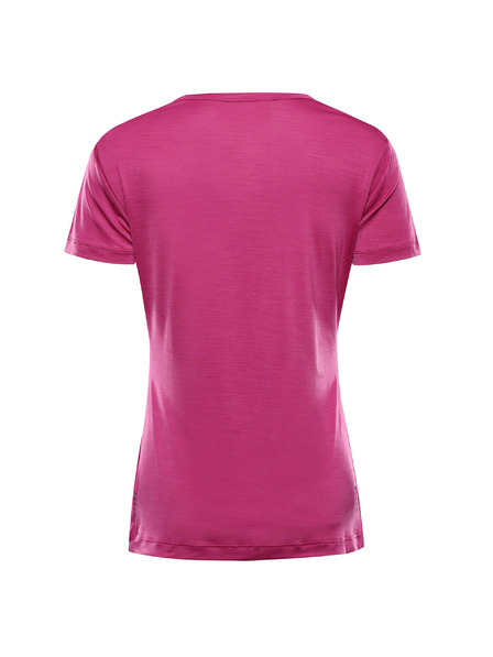 ALPINE PRO Dámske rýchloscehnúce tričko s cool dry ALPINE PRO BASIKA fuchsia red