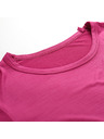 ALPINE PRO Dámske rýchloscehnúce tričko s cool dry ALPINE PRO BASIKA fuchsia red