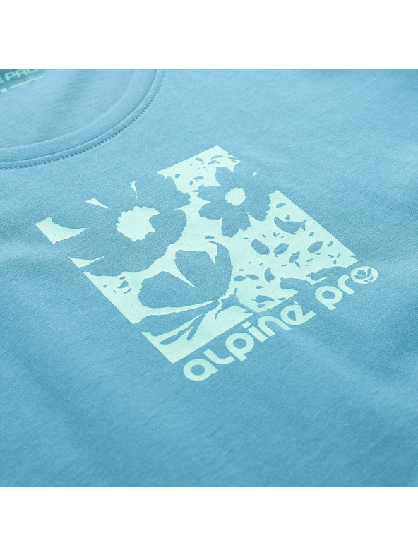 ALPINE PRO Dámske tričko z organickej bavlny ALPINE PRO TERMESA 3 storm blue varianta pb