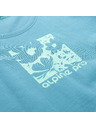 ALPINE PRO Dámske tričko z organickej bavlny ALPINE PRO TERMESA 3 storm blue varianta pb