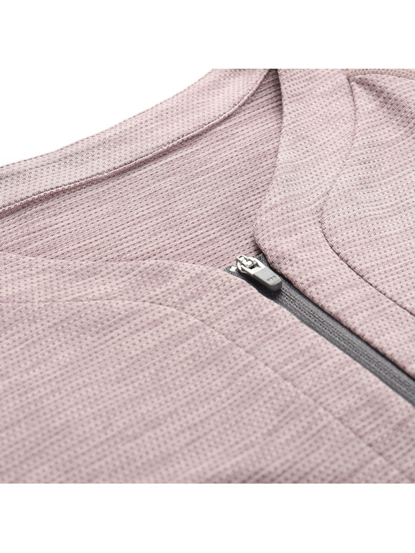 ALPINE PRO Dámske rýchlo schnutúce cyklistické tričko ALPINE PRO GERETA 3 pale mauve