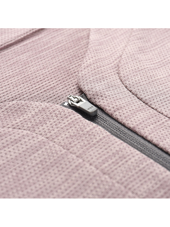 ALPINE PRO Dámske rýchlo schnutúce cyklistické tričko ALPINE PRO GERETA 3 pale mauve