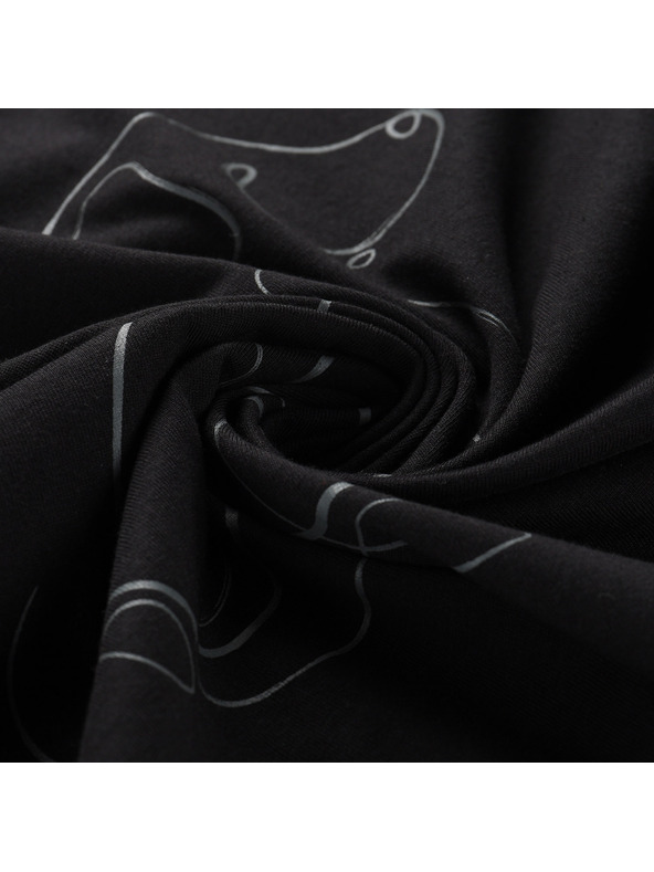 ALPINE PRO Dámske tričko z organickej bavlny ALPINE PRO TERMESA 3 black varianta pe