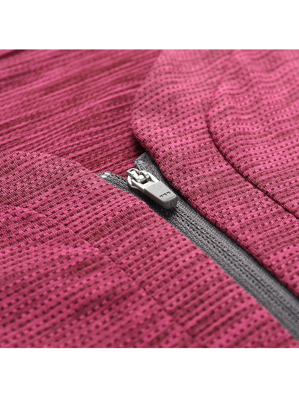 ALPINE PRO Dámske rýchlo schnutúce cyklistické tričko ALPINE PRO GERETA 3 fuchsia red