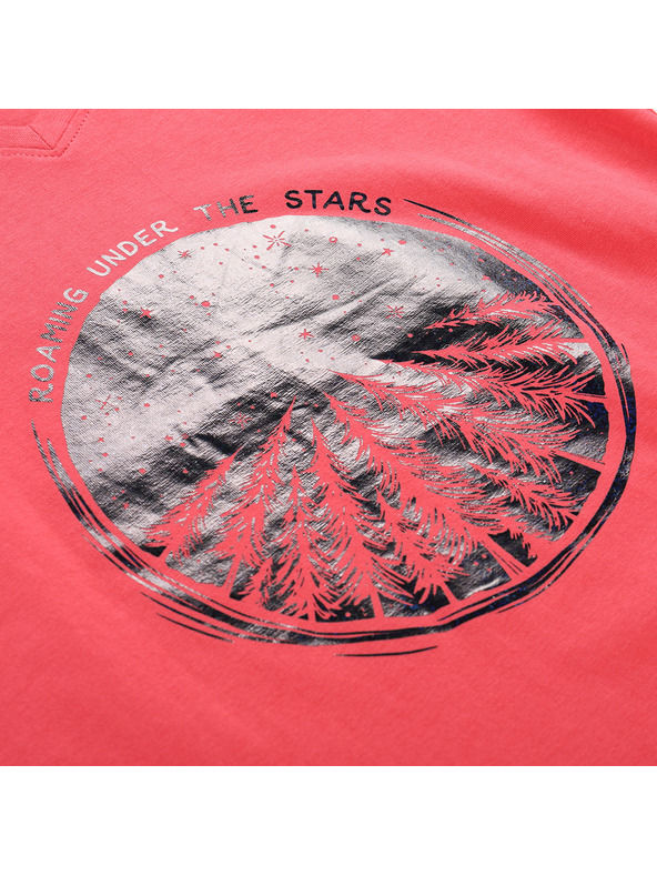 ALPINE PRO Dámske bavlnené tričko ALPINE PRO DORENA calypso coral varianta pb