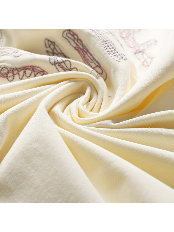 ALPINE PRO Dámske bavlnené tričko ALPINE PRO DORGA cream varianta pb