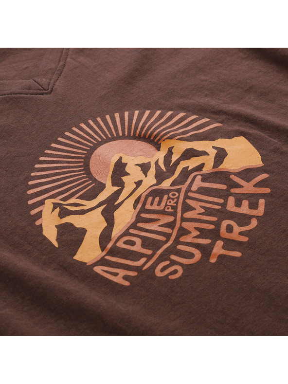 ALPINE PRO Dámske tričko z nemätkavého materiálu ALPINE PRO NOGERA obsidian variant pb