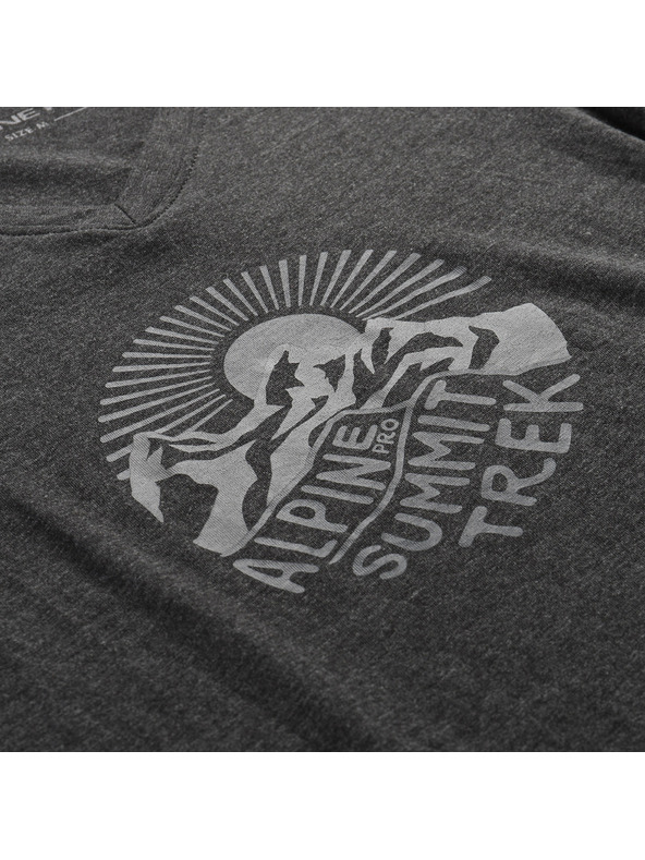 ALPINE PRO Dámske tričko z nemačkavého materiálu ALPINE PRO NOGERA black varianta pb