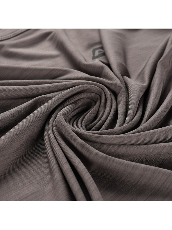 ALPINE PRO Dámske rýchloscehnúce tričko s cool dry ALPINE PRO BASIKA driftwood