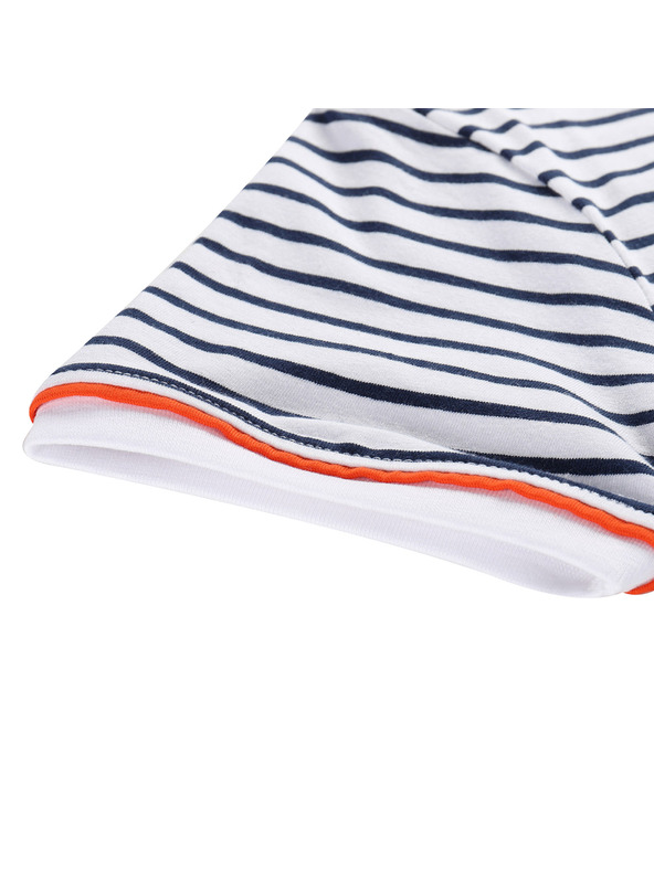 ALPINE PRO Dámske bavlnené tričko s meniacim sa potlačou ALPINE PRO NAMORA moonlit ocean