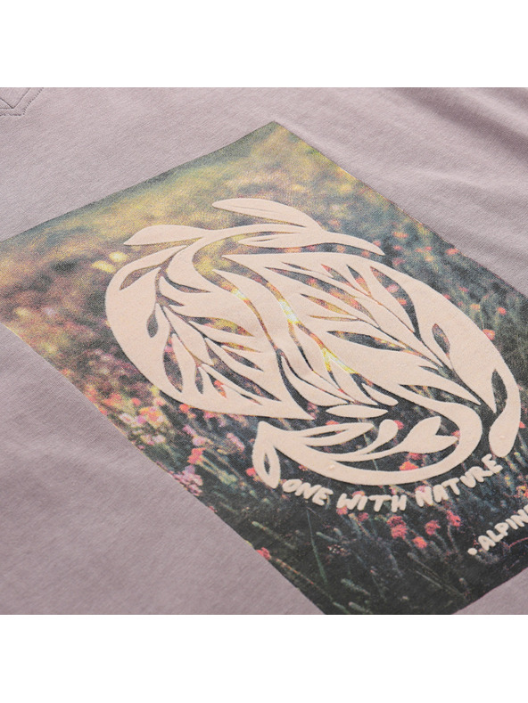 ALPINE PRO Dámske bavlnené tričko ALPINE PRO DORENA quail variant pc