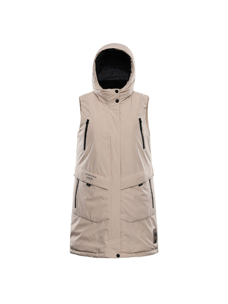 ALPINE PRO Dámska vesta s membránou ptx ALPINE PRO HARDA 2 shifting sand